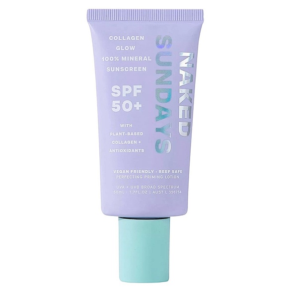 Naked Sundays Collagen Glow 100% Mineral Sunscreen Perfecting Priming Lotion - Picture 1 of 4